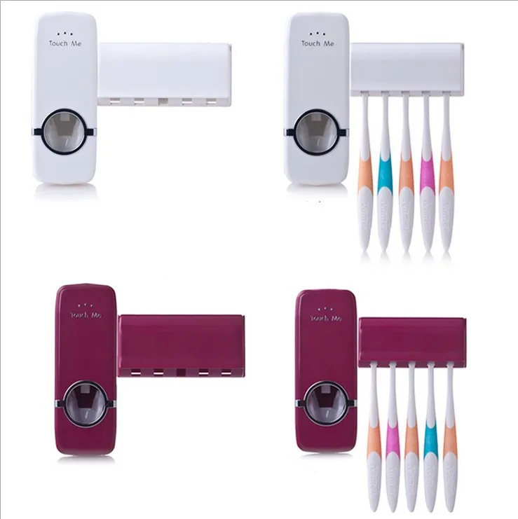 

Automatic Toothpaste Dispenser family Toothbrush Holder bathroom household items