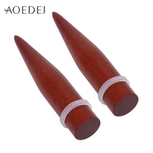 AOEDEJ 8-16 мм конусные Тоннели беруши Деревянные ювелирные изделия шип ушные Носилки Вилки и расширитель для туннелей Ушные Тоннели 10 мм штекер Oreille