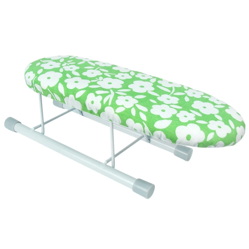 Новая гладильная доска для домашнего путешествия портативный рукав манжеты мини стол с складными ножками - Цвет: Green