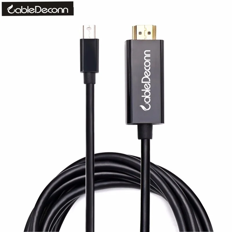 Mini DisplayPort dp Thunderbolt к HDMI 4K 6ft кабель для Macbook Pro Apple Mac & Air 1 83 M 2017 хит продаж |