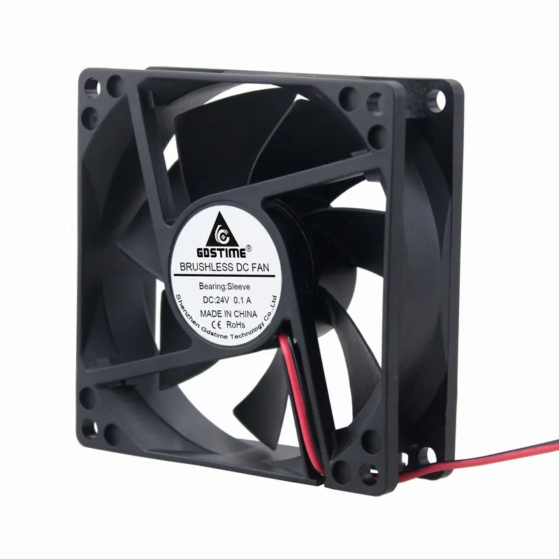10 pcs Gdstime 80x80x25mm Ventilador De Refrigeração