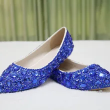 Новейшая модная обувь на плоской подошве синяя обувь на плоском ходу с камнями женская обувь балетки на плоской подошве женская обувь