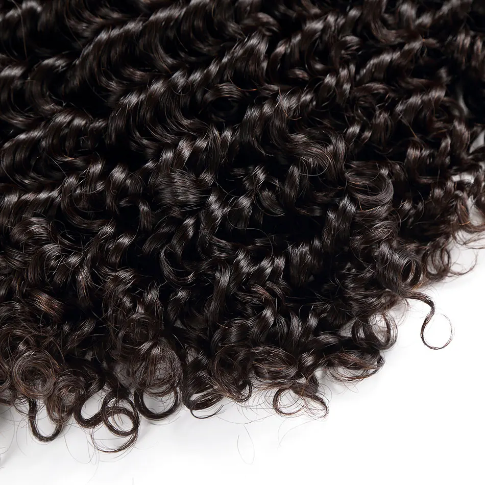 Rosa beauty 10 шт. глубокая волна натуральные кудрявые пучки волос бразильские волосы remy для наращивания