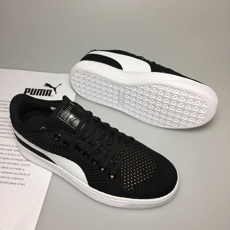 

Original 2018 Puma Breathable Men's Leather Sneakers Breathable sports shoes Badminton Shoes size40-44