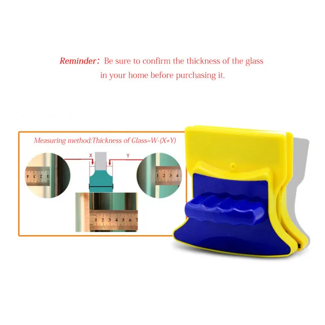 Двойная Магнитная щетка для мытья окон, для чистки окон, стеклянная щетка для чистки инструментов, 3-30 мм, аксессуары для поверхности