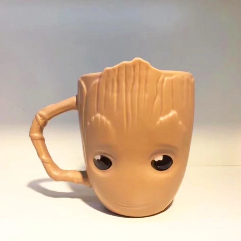 

3D Groot Cups 400Ml Automatic Electric Lazy Self Stirring Mug Coffee Milk Mixing Mugs Tea Smart Baby Groot 2019 Hot Sale