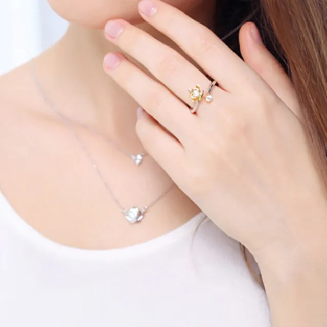 High Quality Silver Plated Princess Crown Adjustable Ring 4