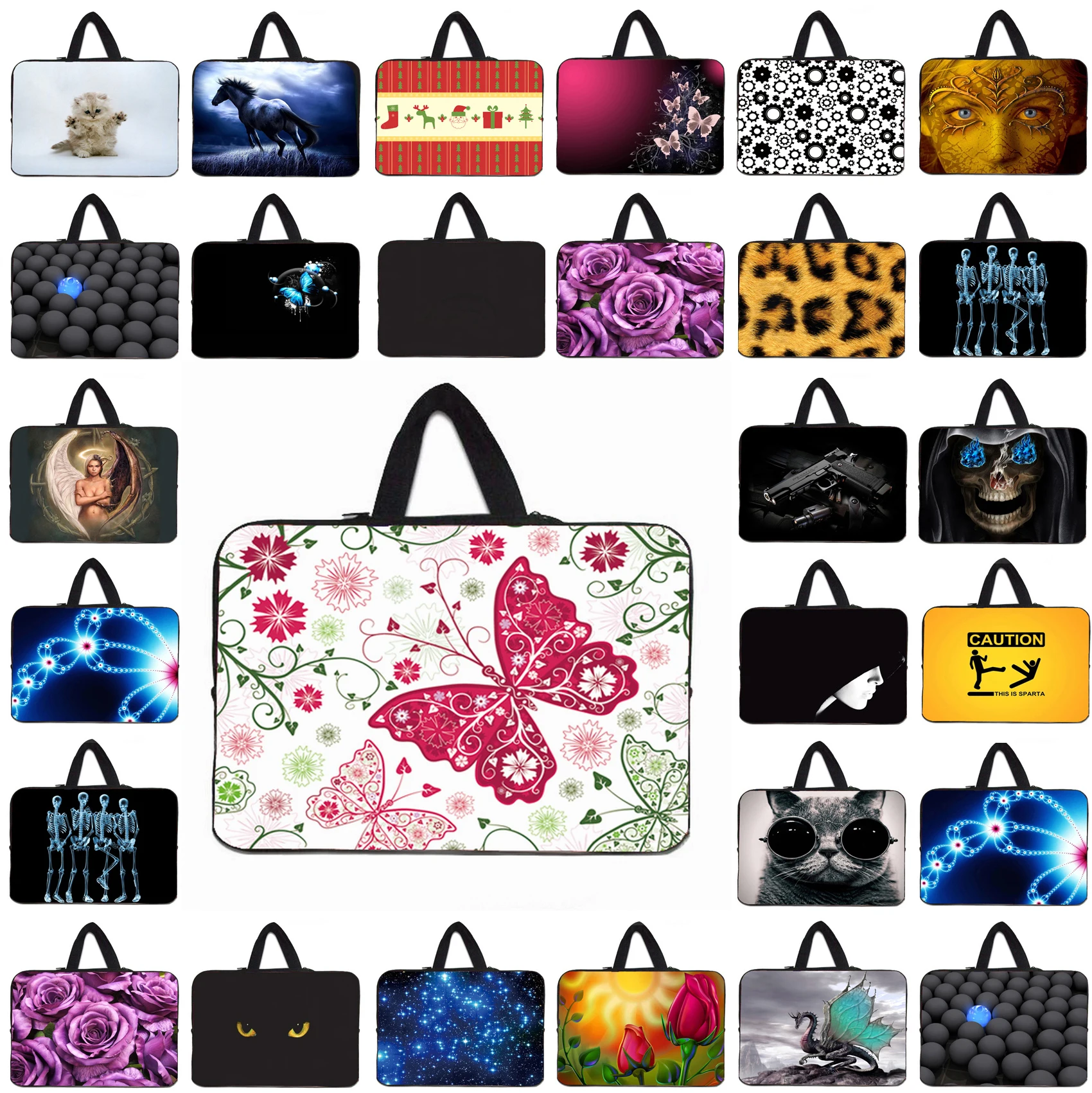 

Unisex Notebook Netbook Anti-shock Sleeve Case Bags For Apple Mac Book Air 11.6 12 13 15 17" Laptop Bag 15.6 14 13.3 10" Tablet