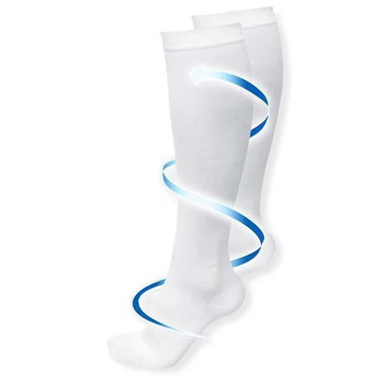 Компрессионные носки для мужчин и женщин медсестры медицинские градуированные для кормящих путешествий циркуляционные анти-фатигу гольфы 2 пары
