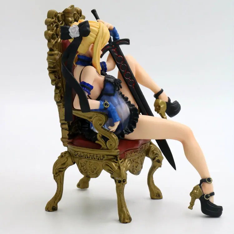 Fate Stay Night Black Saber Throne сексуальная пижама модель куклы в коробке японского аниме