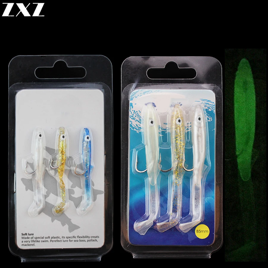 

30pcs Artificial Small Eel 55MM 80MM Simulate Lure Soft Bait Lifelike Tackle Wobblers Fish Carp Leurre Hook Souple Saltwater