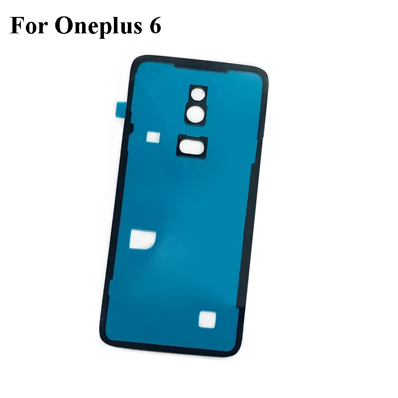 

2PCS For Oneplus 6 Back Battery Door Cover 3M Glue For One plus 6 Six Double Sided Waterproof Adhesive Sticker Tape For Oneplus6