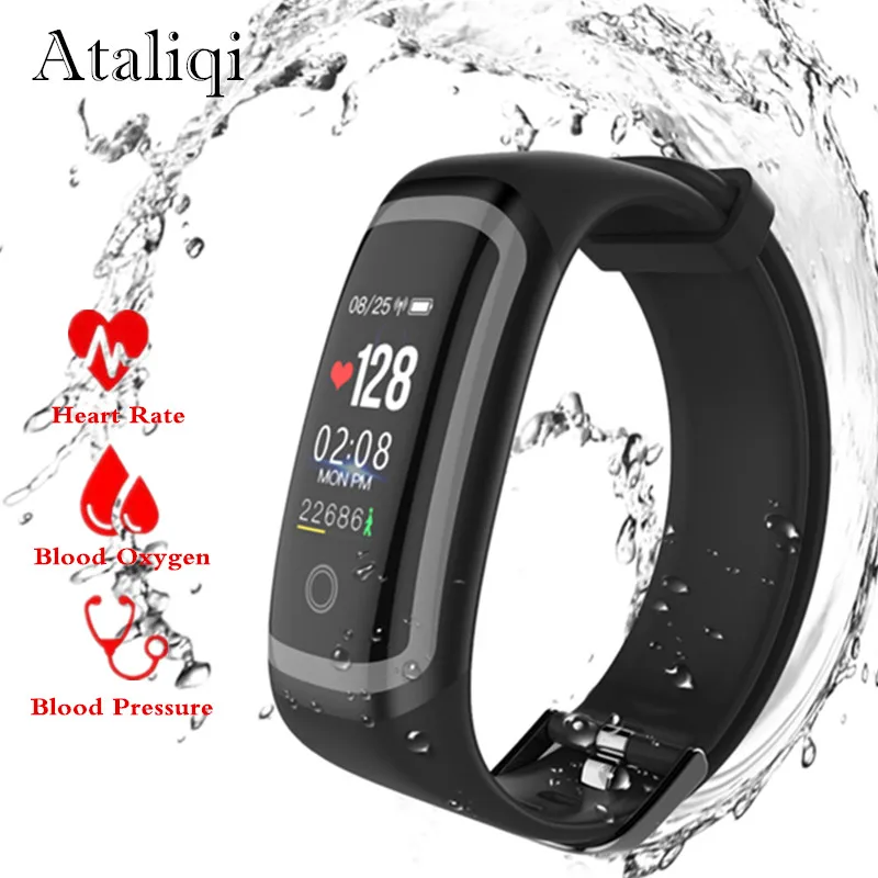 fitness tracker smart hrm bracelet