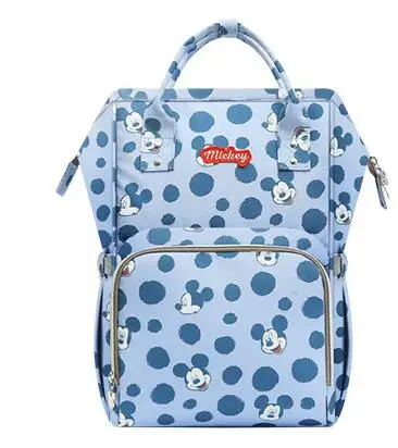 Сумка для кормящих мам disney, сумка для мам, подгузник для мам, брендовая Большая вместительная детская сумка, рюкзак для путешествий, дизайнерская сумка для кормящих мам для ухода за ребенком, Минни - Цвет: 9