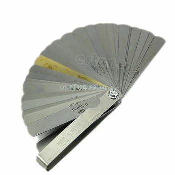 

32 Blade Imp/Mertic + Brass Blade Feeler Gauge Tune Up Thickness Set