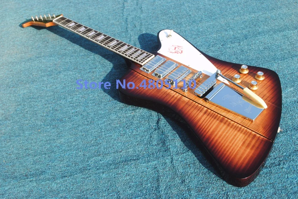 

Factory direct firebird customized version of electric guitar tiger grain veneer can be customized as required
