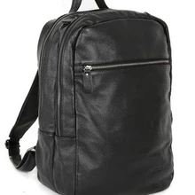 Заводская цена модный простой стиль мужской черный коричневый натуральный кожаный рюкзак дорожная сумка школьная сумка для книг M156