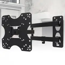22KG Frosted Material TV Wall Mount Bracket TV Frame with Small Wrench and Cable Clip for
