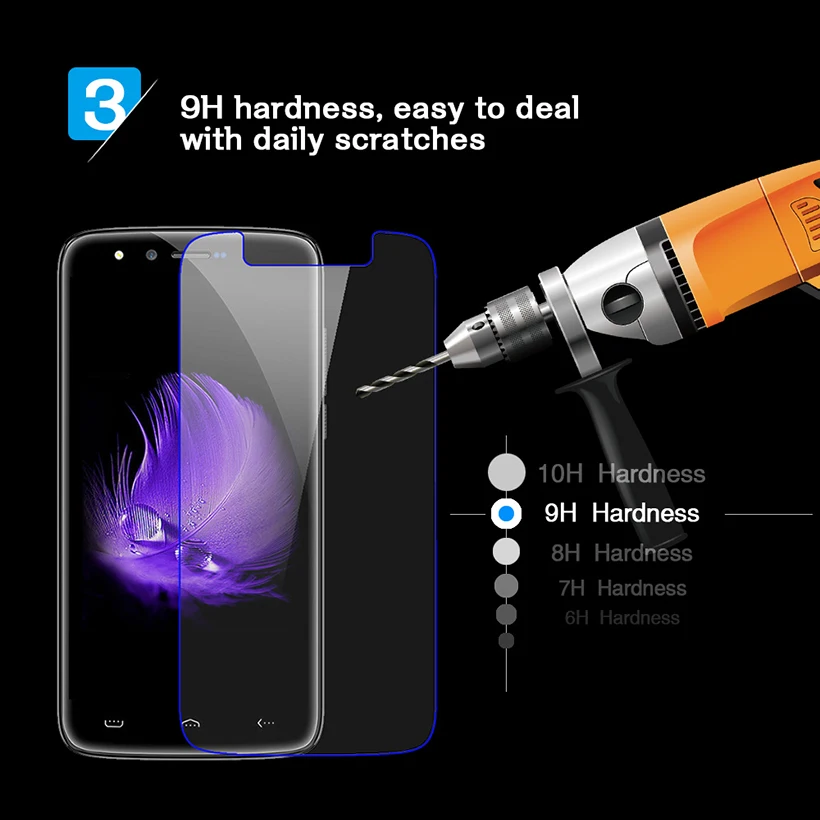 Derozan закаленное стекло для Homtom HT50 Glass S8 S16 HT37 HT30 Elephone P8000 P8 Mini Cubot Волшебная нота S
