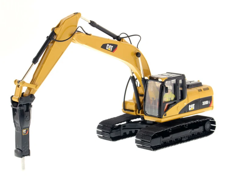 

Alloy Model Gift DM 1:50 CAT 320D L Hydraulic Excavator with Hammer Drill Engineering Machinery DieCast Masters Collection 85280