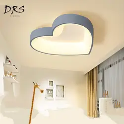 Lustre Led современная детская комната люстра мальчик спальня теплый RC для Led потолочный светильник