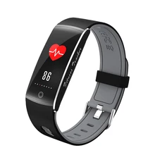 F10 Смарт Фитнес трекер IP68 глубина Водонепроницаемый артериального Давление, Браслет-измеритель пульса 0,96 дюймов Цвет Экран