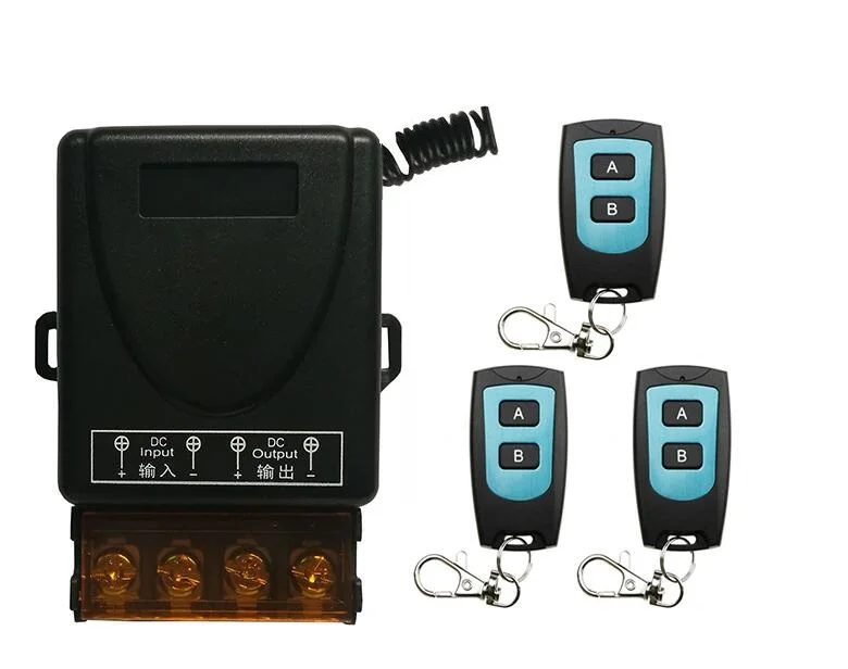 DC12V 24V 36V 48V 1CH 30A реле Радио контроллер RF беспроводное дистанционное управление