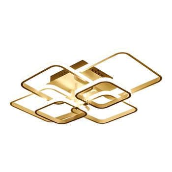 

White&Black Ring Modern LED Chandelier For Living room Bedroom Home Chandelier Ceiling Fixtures Acrylic Led Chandelier Lamp