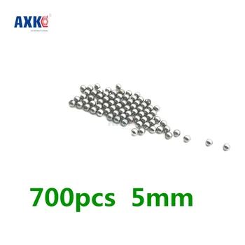 

700pcs Replacement Parts 5mm Diameter Bike Carbon Steel Ball Bearing New