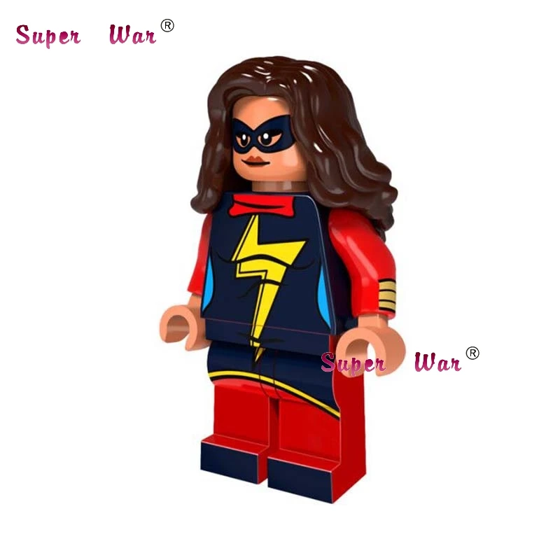 

1PCS star wars super heroes marvel dc comics Ms. Marvel building blocks models bricks toys for children kits