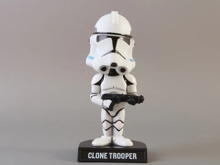 

Star Wars Clone Trooper Wobbler Bobble Head PVC Action Figure Collection Toy Doll 16cm with Retail Box