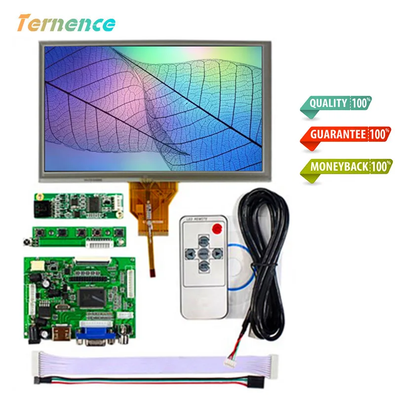 skylarpu Raspberry Pi LCD Touch Screen Display TFT Monitor AT070TN90 Complete LCD Touchscreen Kit HDMI VGA Input Driver Board