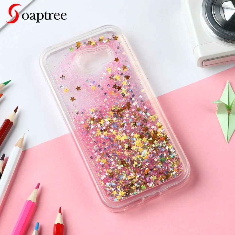 

Glitter Liquid Silicone Cases For Samsung Galaxy J7 Prime On7 2016 On Nxt Case Soft TPU Coque For G610 Cover Phone Fundas Covers