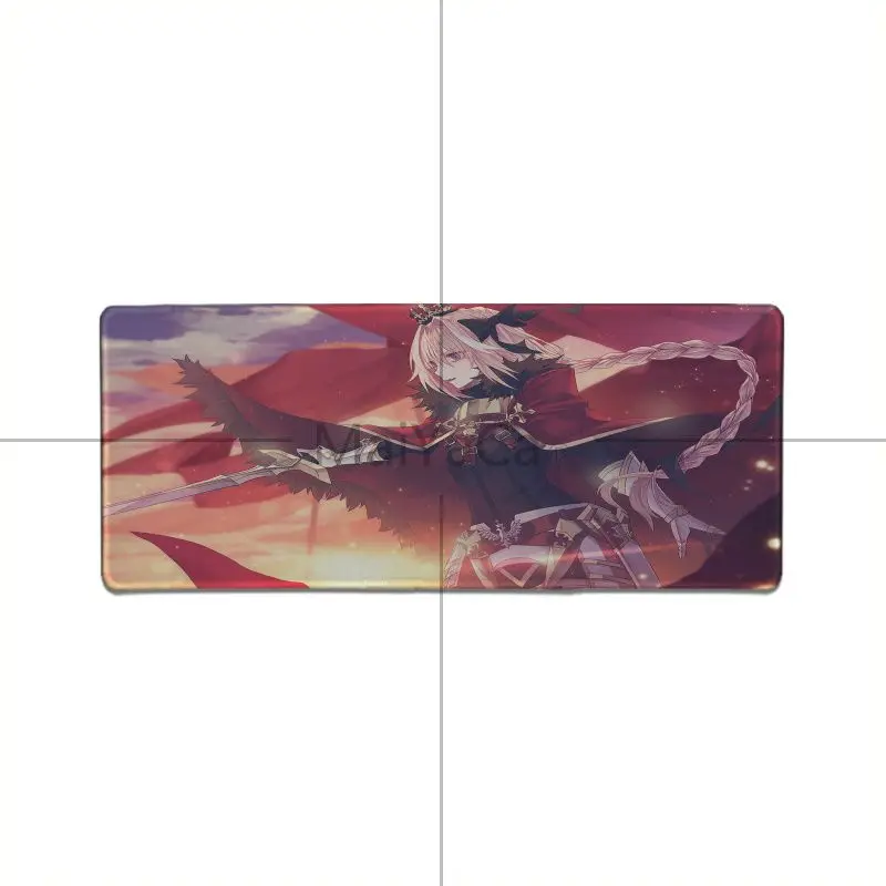 MaiYaCa My Favorite astolfo аниме Натуральный резиновый игровой коврик для мыши Настольный коврик большой коврик для мыши для ноутбука ПК компьютер muisковрик - Цвет: Lock Edge 40X90cm