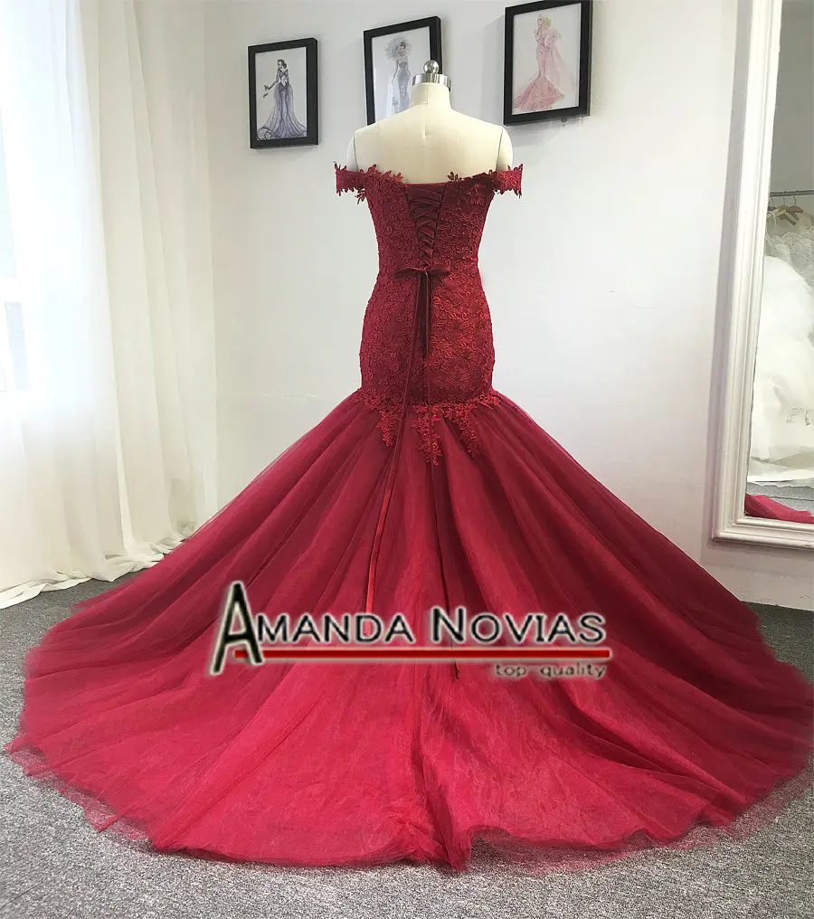 Модель свадебного платья Amanda Novias 100% реальное платье в стиле Русалочки 2019|real wedding