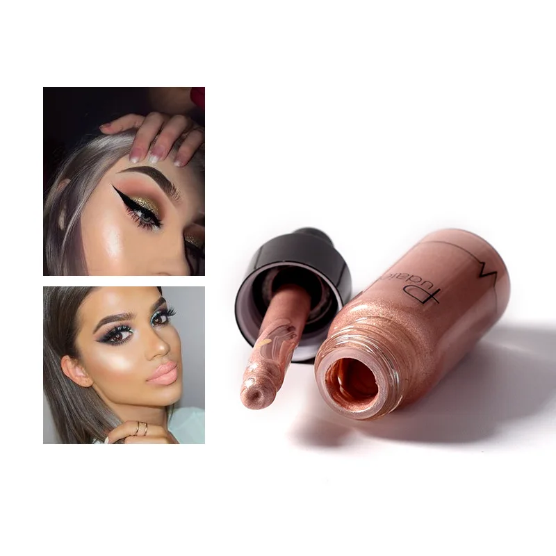 Face Highlighter Face Bronzer Profession Makeup Liquid Shimmer Shiny Long Lasting Brighten