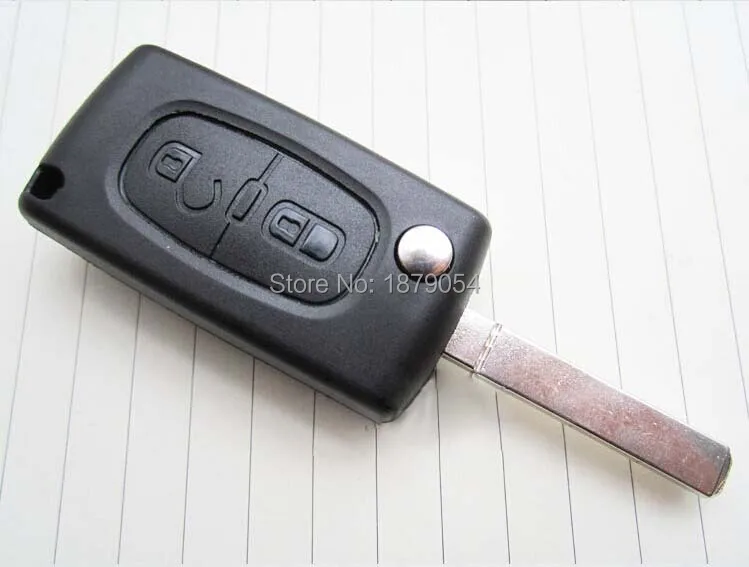 Peugeot 206 307 Remote Key Shell 2 Button VA2 Blade With Battery Location (4).jpg