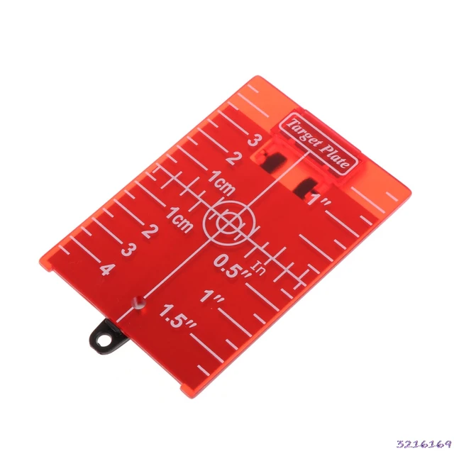 Best Offers Magnetic Red Target Plate For Rotary Cross Line Laser Level Distance Measurer Best Offers Magnetic Red Target Plate For Rotary Cross Line Laser Level Distance Measurer