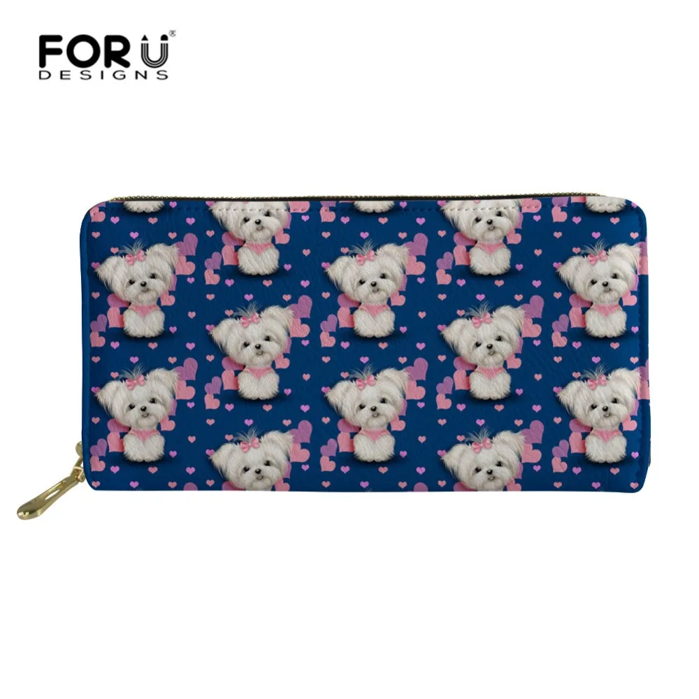 FORUDESIGNS длинный женский кошелек с принтом Мальты Женский чехол Карманный Кошелек