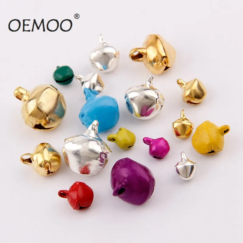 100 Campanillas Pequeñas De Metal De 12 Mm - Para Manualidades Navideñas, Joyería, Decoración