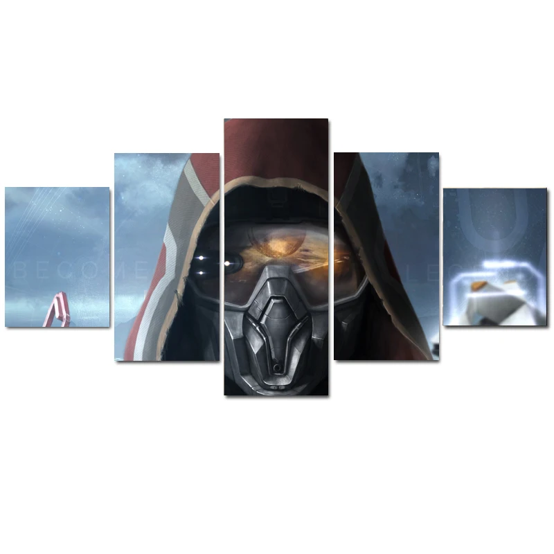 

Destiny Shooting Game Character Titan Hunter and Warlock Art Print Canvas Poster Image Wall Child Bedroom Decorative Painting 5