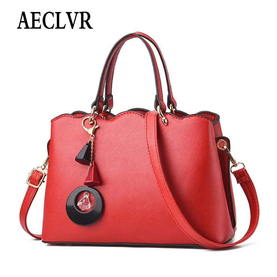 

AECLVR New Fashion Woman Shoulder Bags Famous Brand Luxury Handbags Women Bags Designer High Quality PU Totes Women Mujer Bolsas