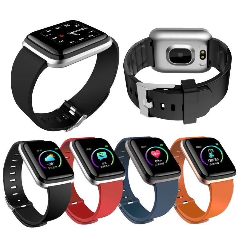 

M6 Smart Health Monitor Watch Multi Sport Mode Fitness Tracker Heart Rate Blood Pressure Sleep Monitor Smart Reminder Clock