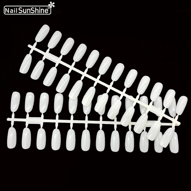 

120 Natural Nail Tips Palette Nail Tools Display Board False Artificial Nails Polish Nageldisplay 5pcs Color Chart Unas Postiza