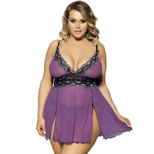 ROH79991 Hot sale women sexy sequin design sex lingerie transparent lace plus size lingerie sexy hot new ladies sexy nightwear