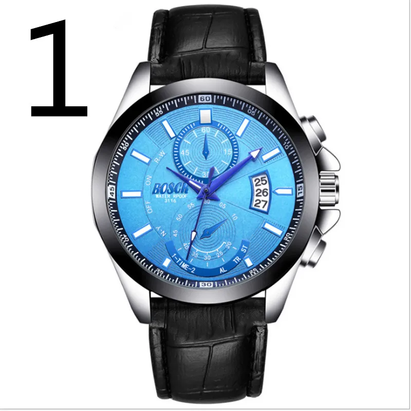 

2019 latest men's watch double calendar diamond Korean watch men's steel belt gold waterproof automatic mechanical watch