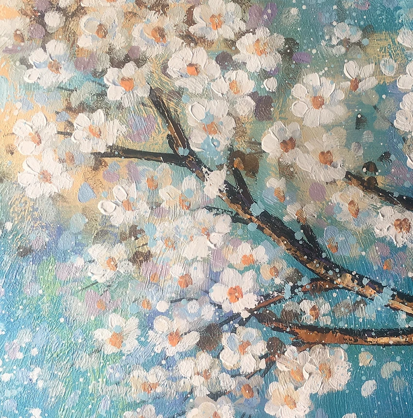 Günstig Große 100% Handgemalte Blumen Baum Abstrakte Morden Ölgemälde Auf Leinwand Wand Kunst Wand Bilder Für Live Room Home Decor