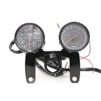 

Motorcycle Retro Odometer 2 in 1 Motorcycle LED Backlight Odometer & Tachometer Speedometer Gauge Universal Odometer For Harley