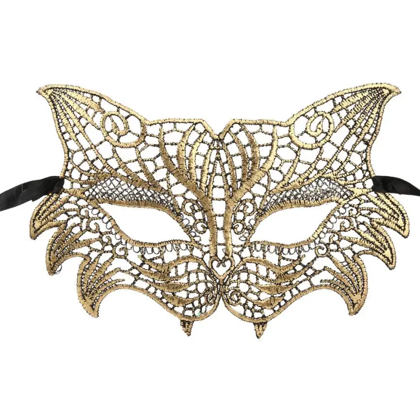 

Christmas day Masquerade Lace Mask Catwoman Halloween Cutout Prom Party Mask Accessories#822