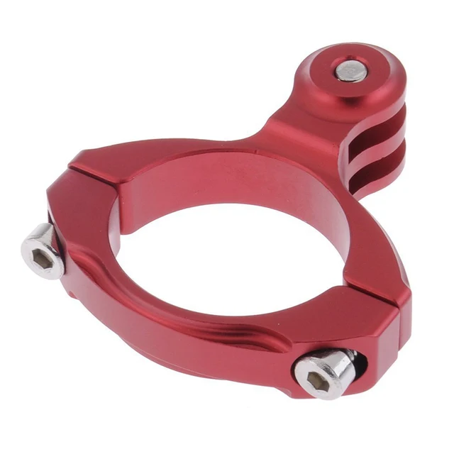 Go Pro Accessories Aluminum Bicycle Bike Handlebar Clamp Adapter Mount Tripod For Gopro Hero 4 Session SJ4000 SJ6000 Xiaomi Yi